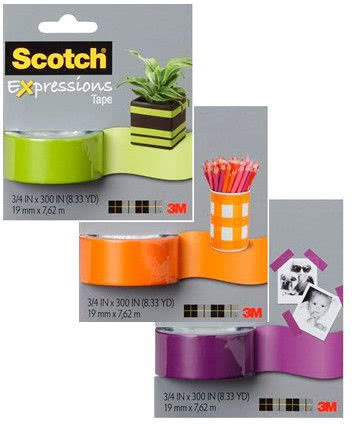 Kolorowe taśmy Scotch - jednobarwne, szer. 19 mm