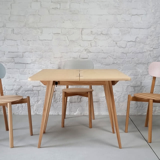 Konsola ENVELOPE rozkładana 45x90cm jesion, RAGABA.