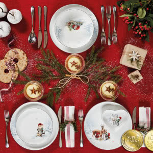 Porcelana na Święta - jak stworzyć klimatyczny stół na Boże Narodzenie i Nowy Rok