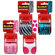 Kolorowe taśmy pakowe Scotch - wzorzyste, szer....