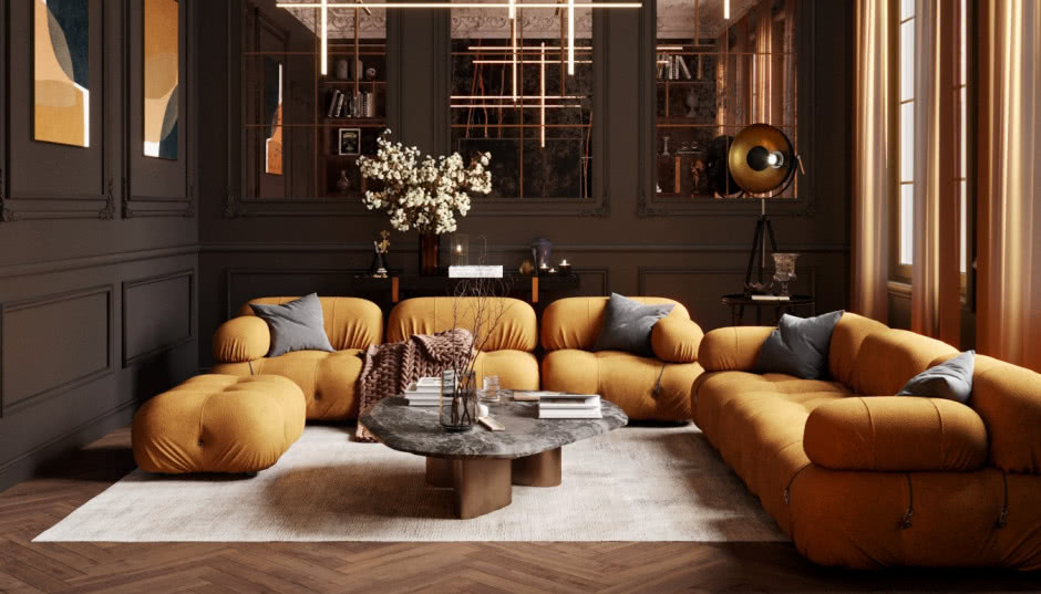 Najmodniejsze kolory w projektowaniu wnętrz. Co jest na topie w 2024?